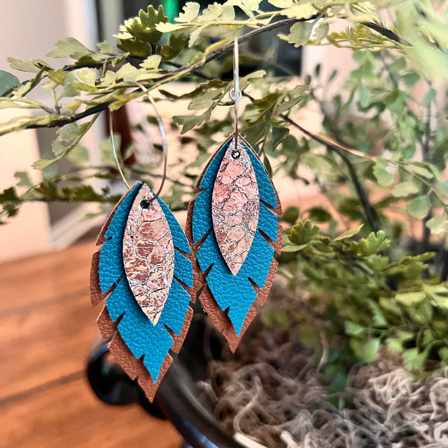 Teal Layer Hoop