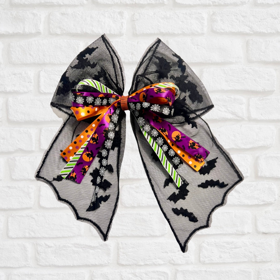 Bat Ribbon Bow