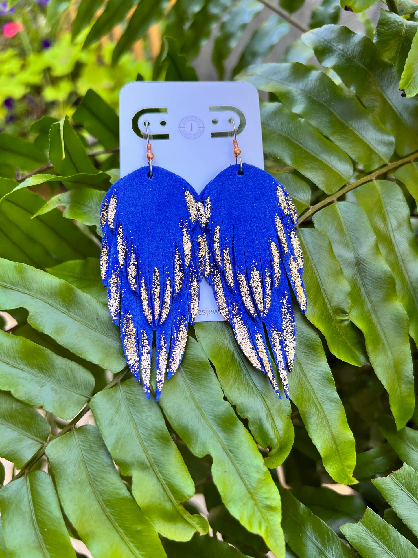 Blue Suede Feather